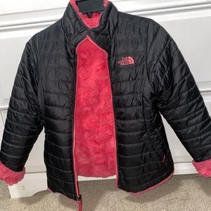 North face reversible jacket